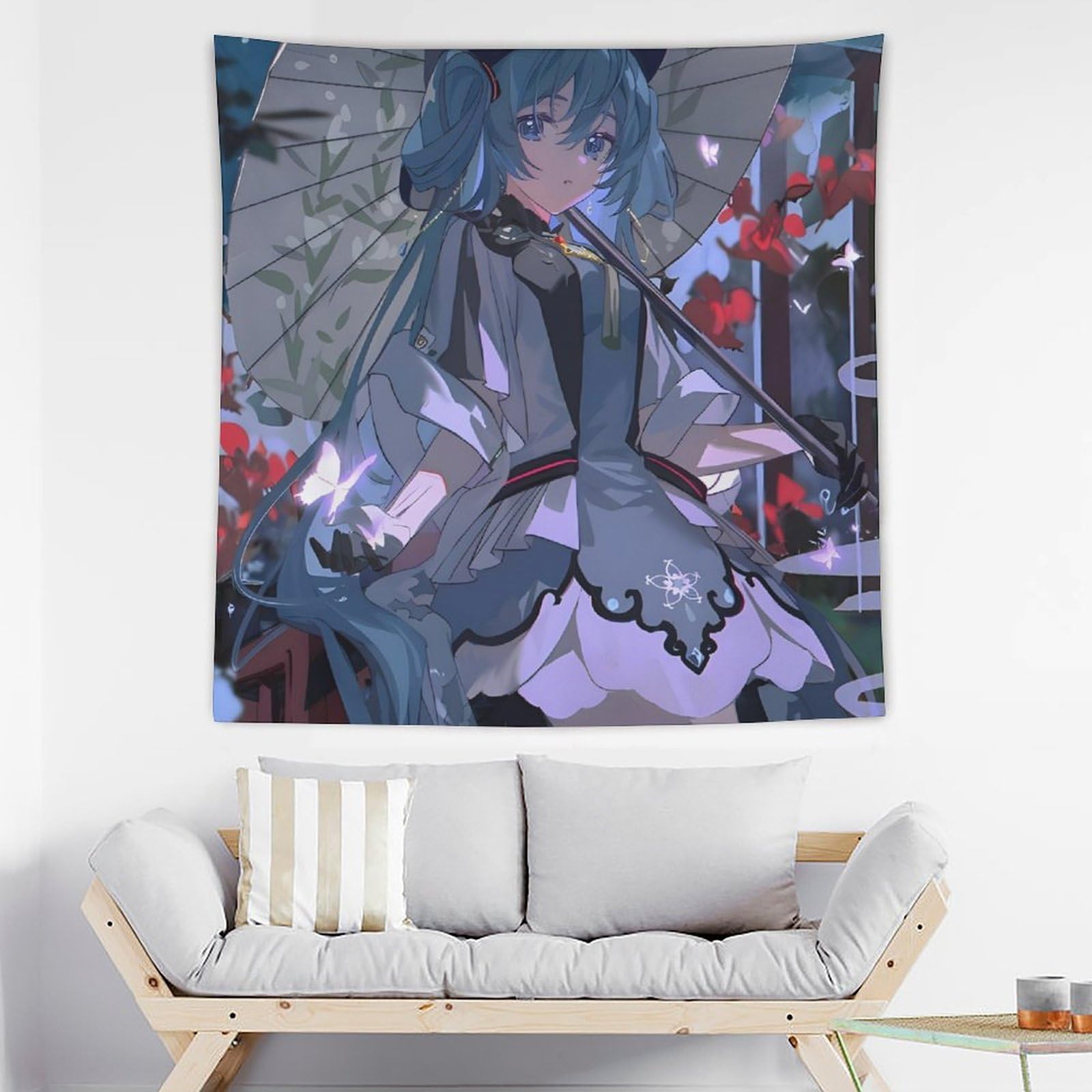 Amazon.co.jp: タペストリー 初音ミク 背景布 大判 布ポスター
