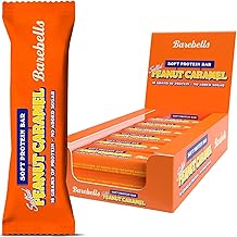 Barebells Protein Bars - 12 Count, 16g High Protein Treats – Sugar Free Chocolate Nutrition Bar, Low Carb – On The Go Breakfast or Post-Workout Snack (Peanut Caramel)