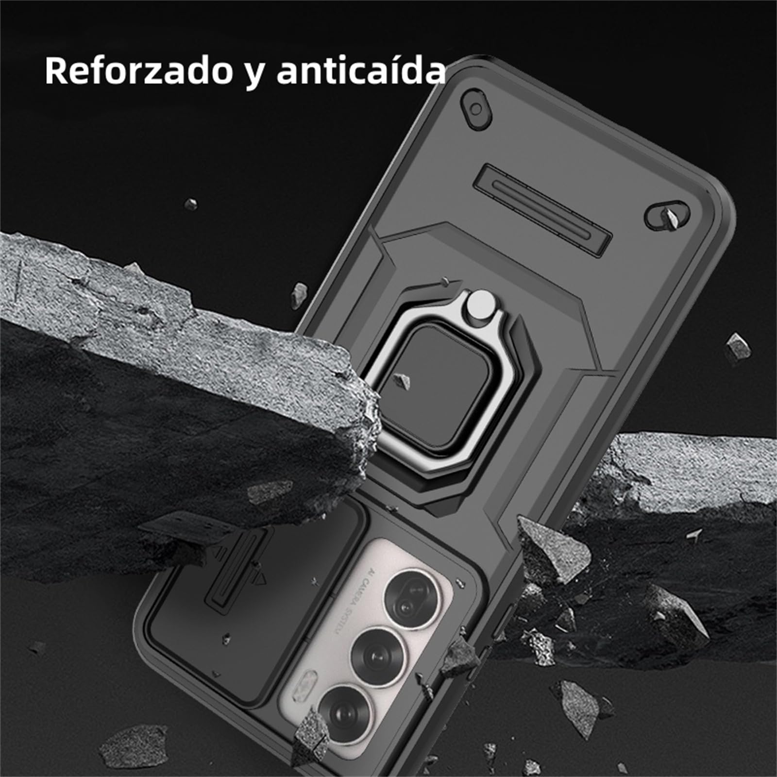 YXINDAFU Cover per OPPO Reno 12 5G,Trasparente 360 Gradi Full Body Antiurto Case [Con Protezione Schermo Integrato] TPU e PC Antigraffio 2 in 1