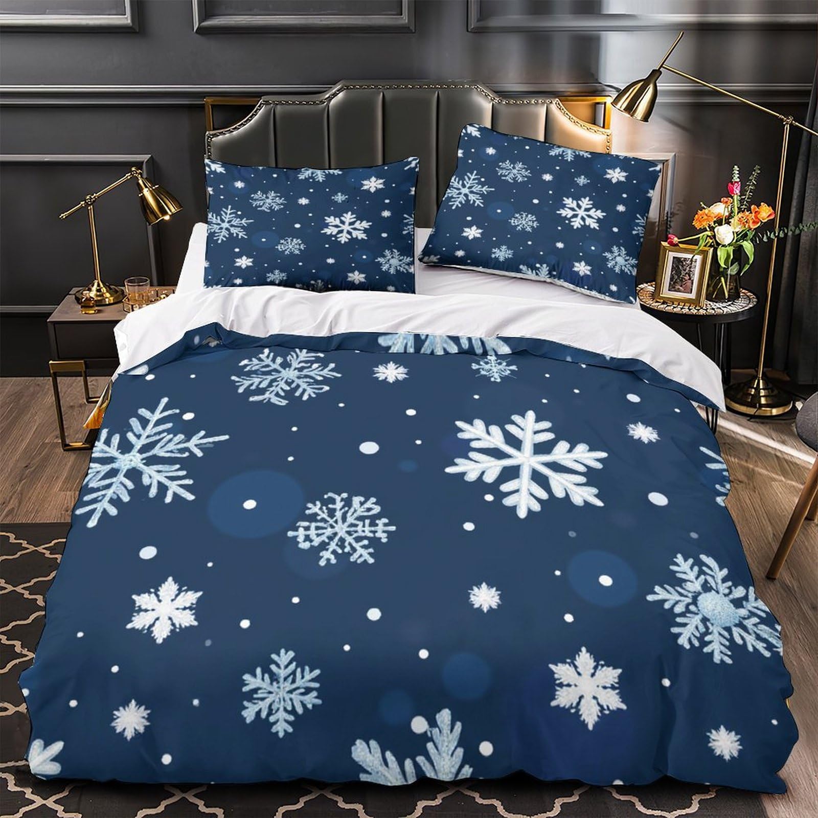 Housse de couette éclair ultra douce pour des nuits d'hiver chaleureuses en King