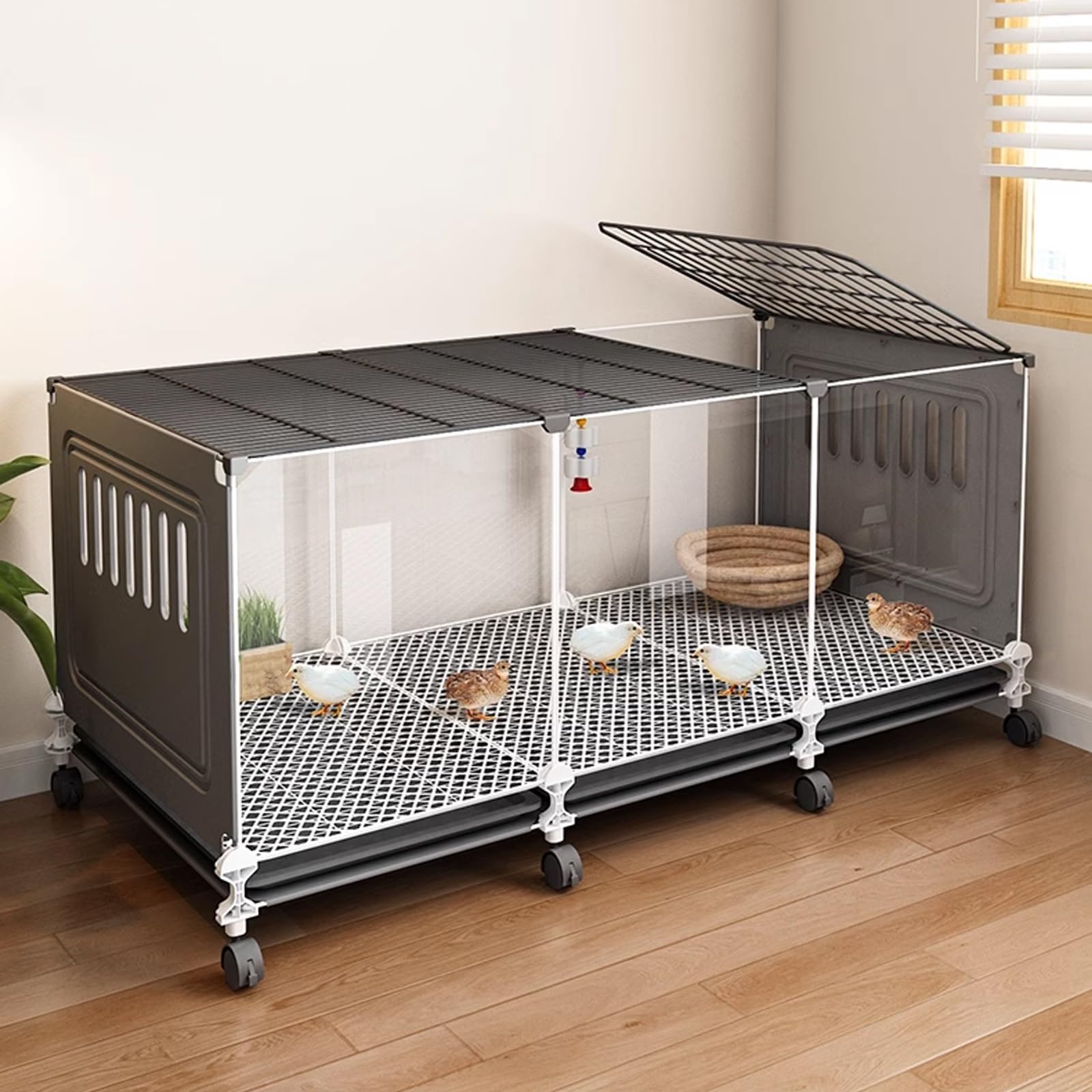 Poulailler compact 2 à 4 poules facile à nettoyer pour en finir avec la corvée
