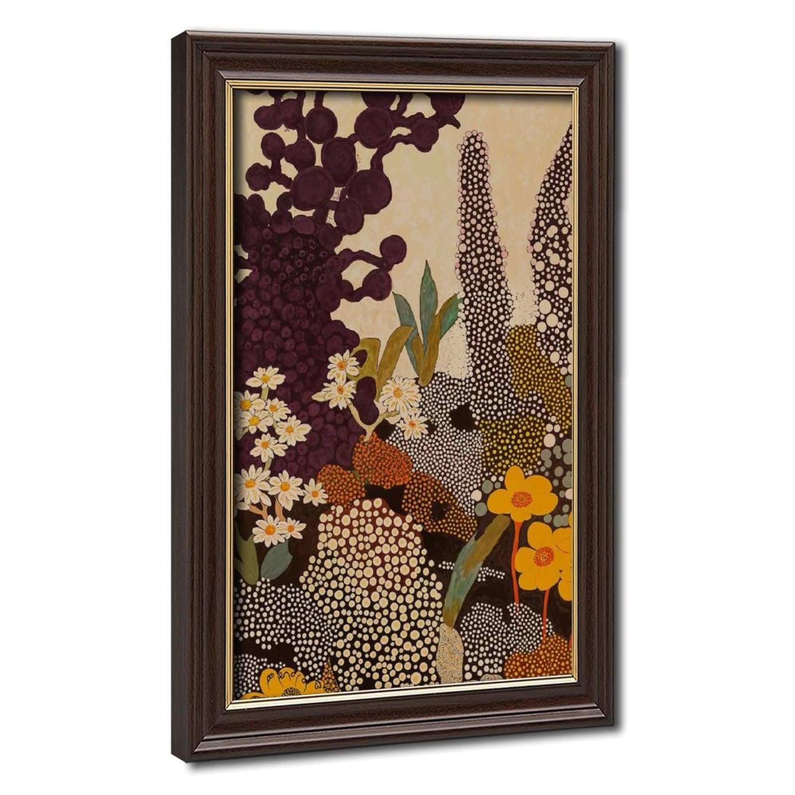 Bareronor Floral Botanical Wildflower Canvas Poster Bedroom Decor Landscape Office Room Decor Gift 24" L X 36" W