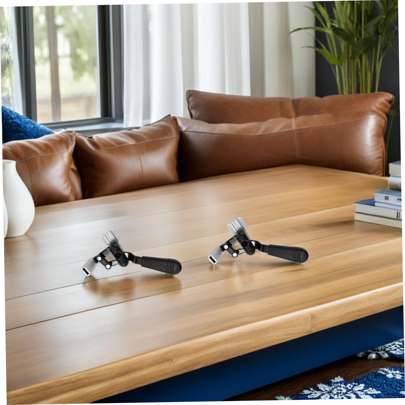 2 palancas de freno de repuesto para silla de ruedas de aleación de aluminio, aptas para tubos de 22 mm, compatibilidad universal y elevada para sillas de transporte