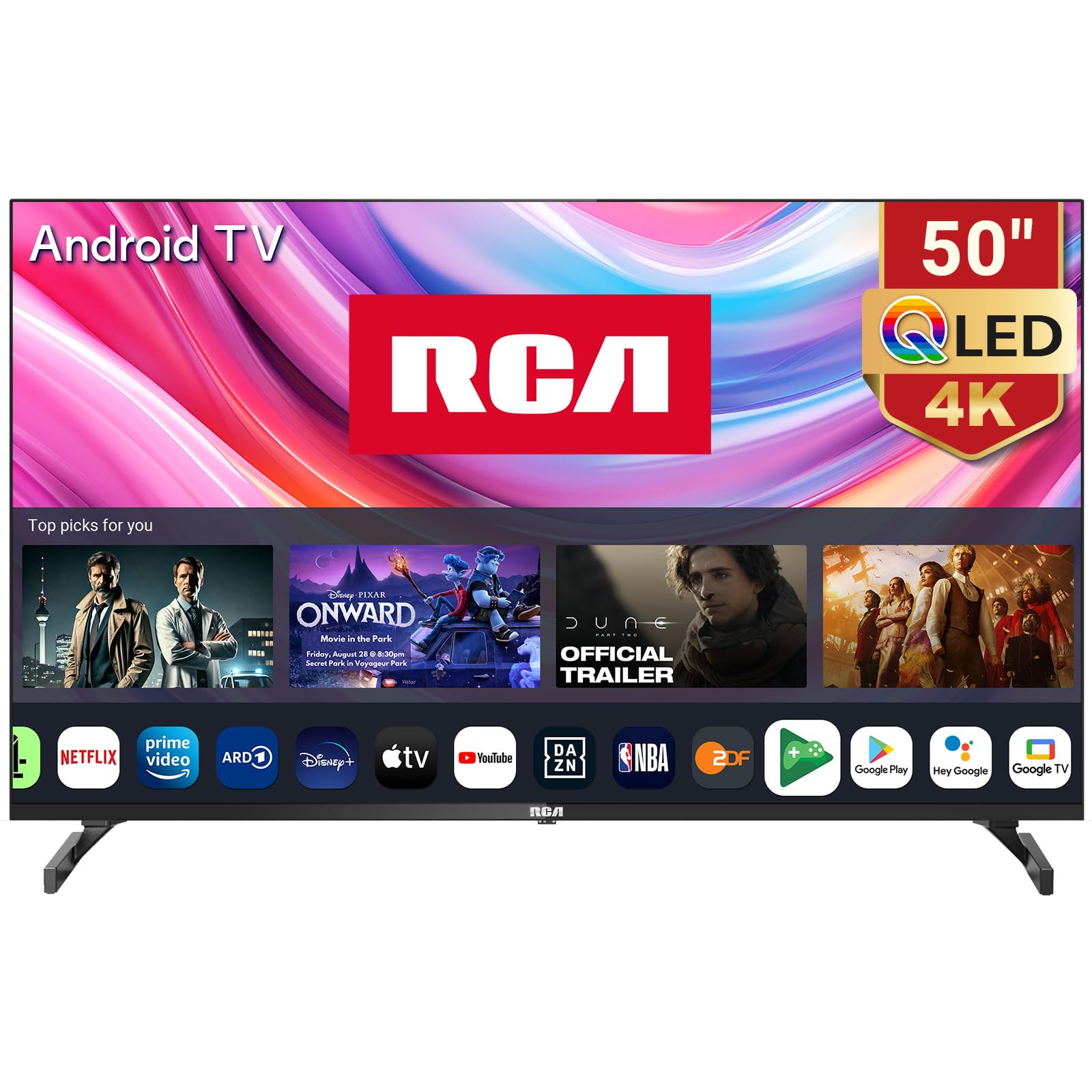 telaio tv qled 50 inches smart android hdr