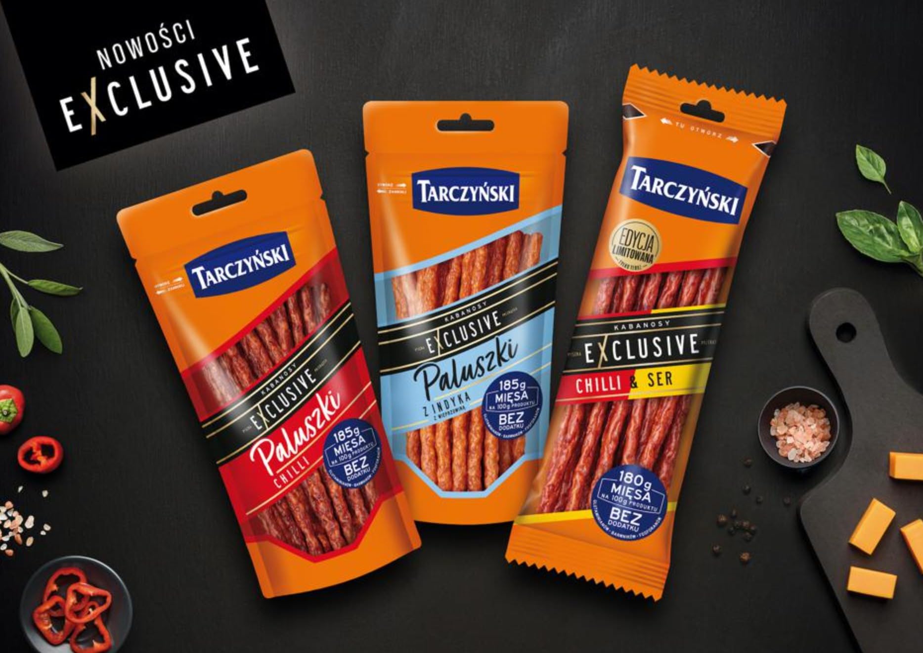 Tarczynski Puten Kabanossi 18x 90g - Cabanossi Wurst mit Schweinefleisch