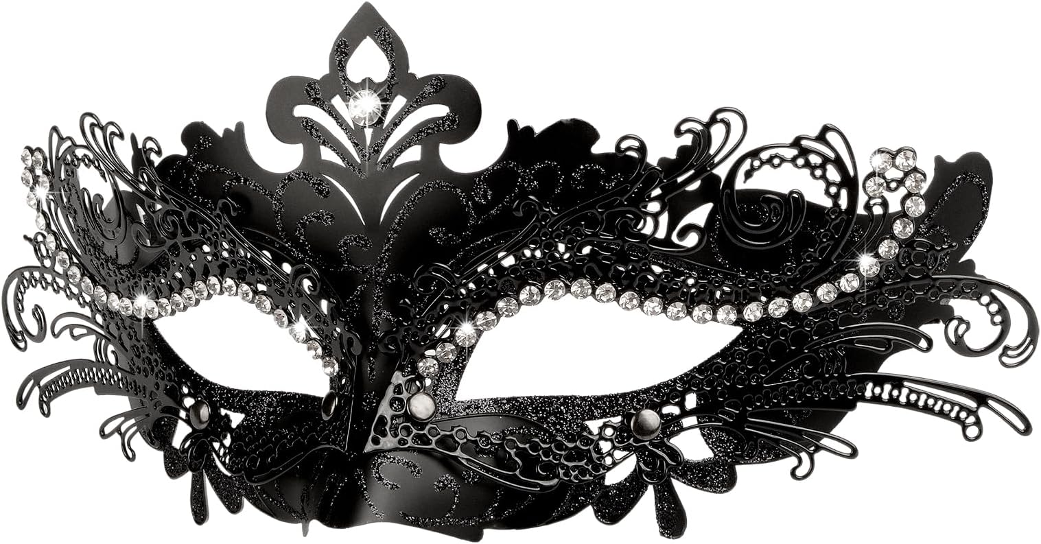 Masquerade Mask, Mardi Gras Deecorations Venetian Masks for Womens