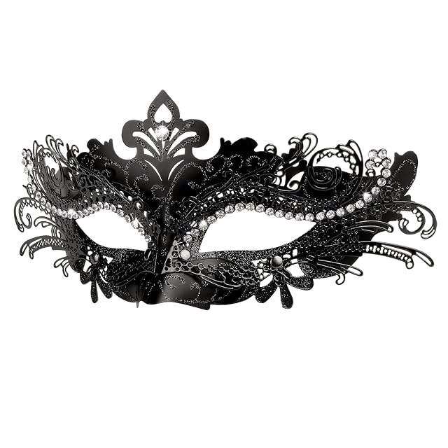 Hoshin Mascara Antifaz Carnaval, Mascaras Veneciana Mujer Ideal para Halloween Fantasma de la Ópera…