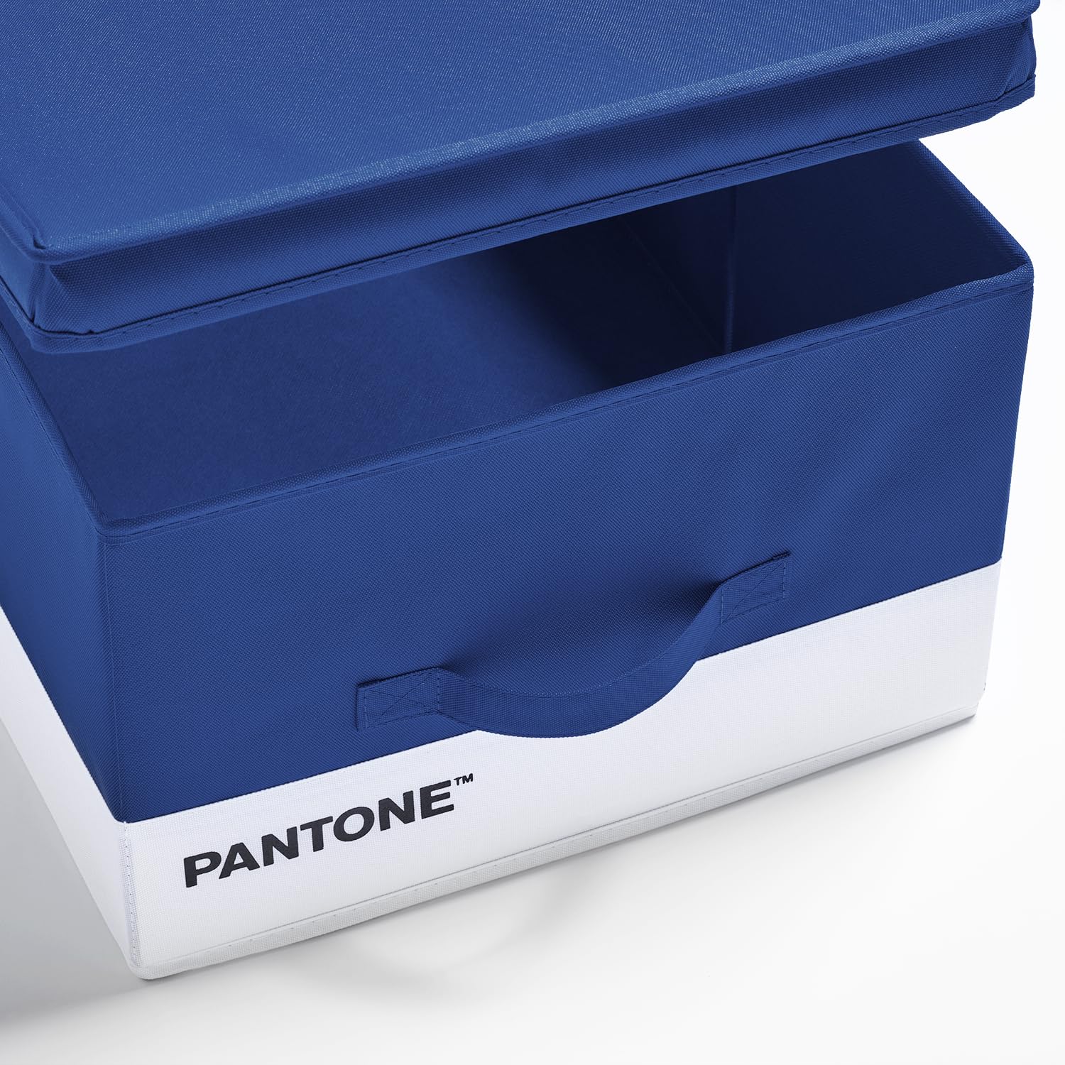 PANTONE Organizer do szafy, oszczędność miejsca, pudełko do przechowywania rzeczy i ubrań z kieszenią na perfumy, schowkiem na zabawki dla dzieci i składane ubrania, pudełka do przechowywania do szafy