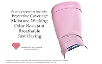 Vista 3 de Manga de brazo PICC sin cordones con tela que absorbe la humedad y resistente al olor, Rosado
