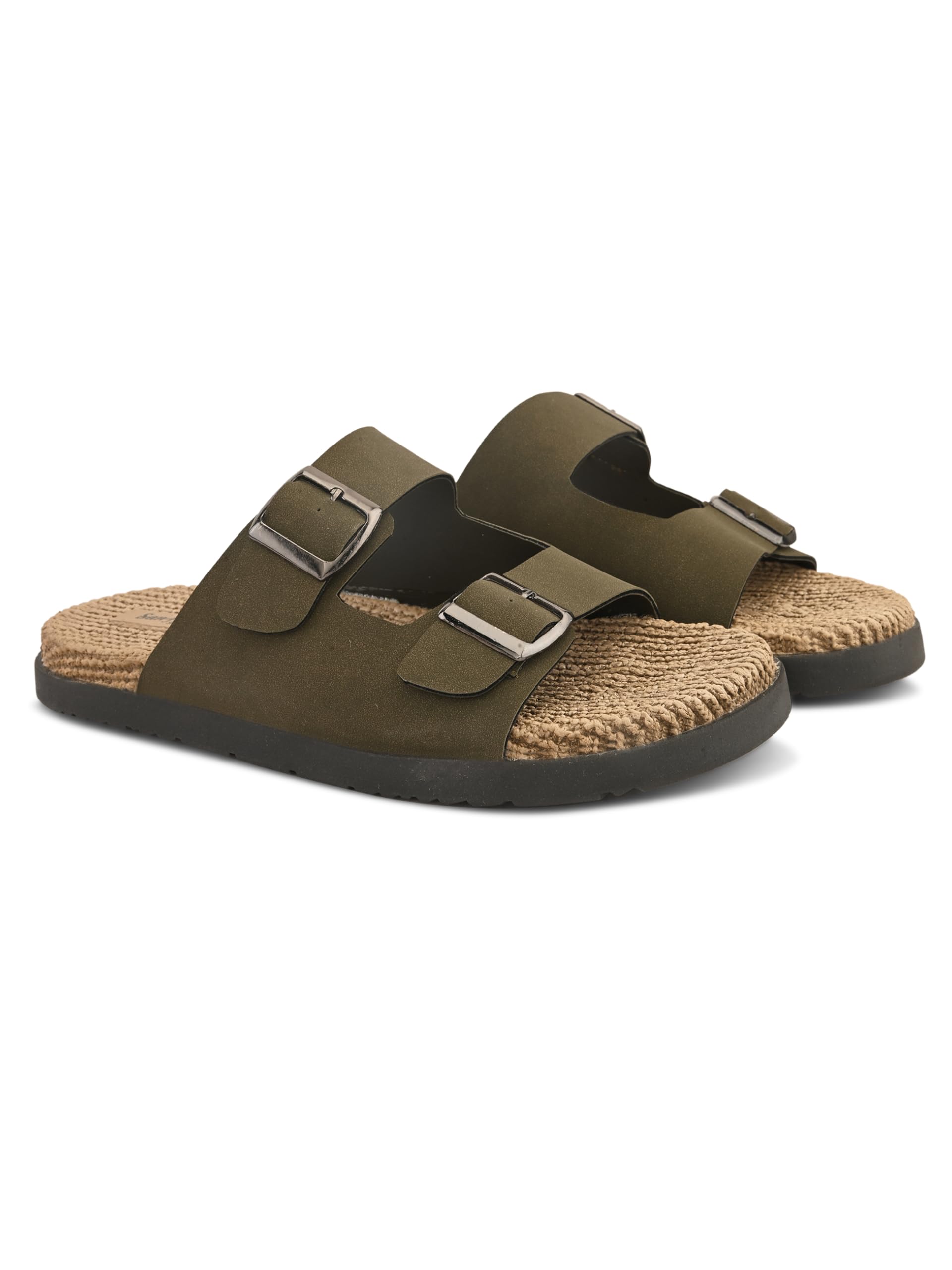 san frissco Men's Sandals with Round Toe | Perfect Fit for Summer and Rainy Season Anti-Slippery Easy to Walk Slipper, Chappal | Stylish Casual Trendy Floaters for Men-picture-47