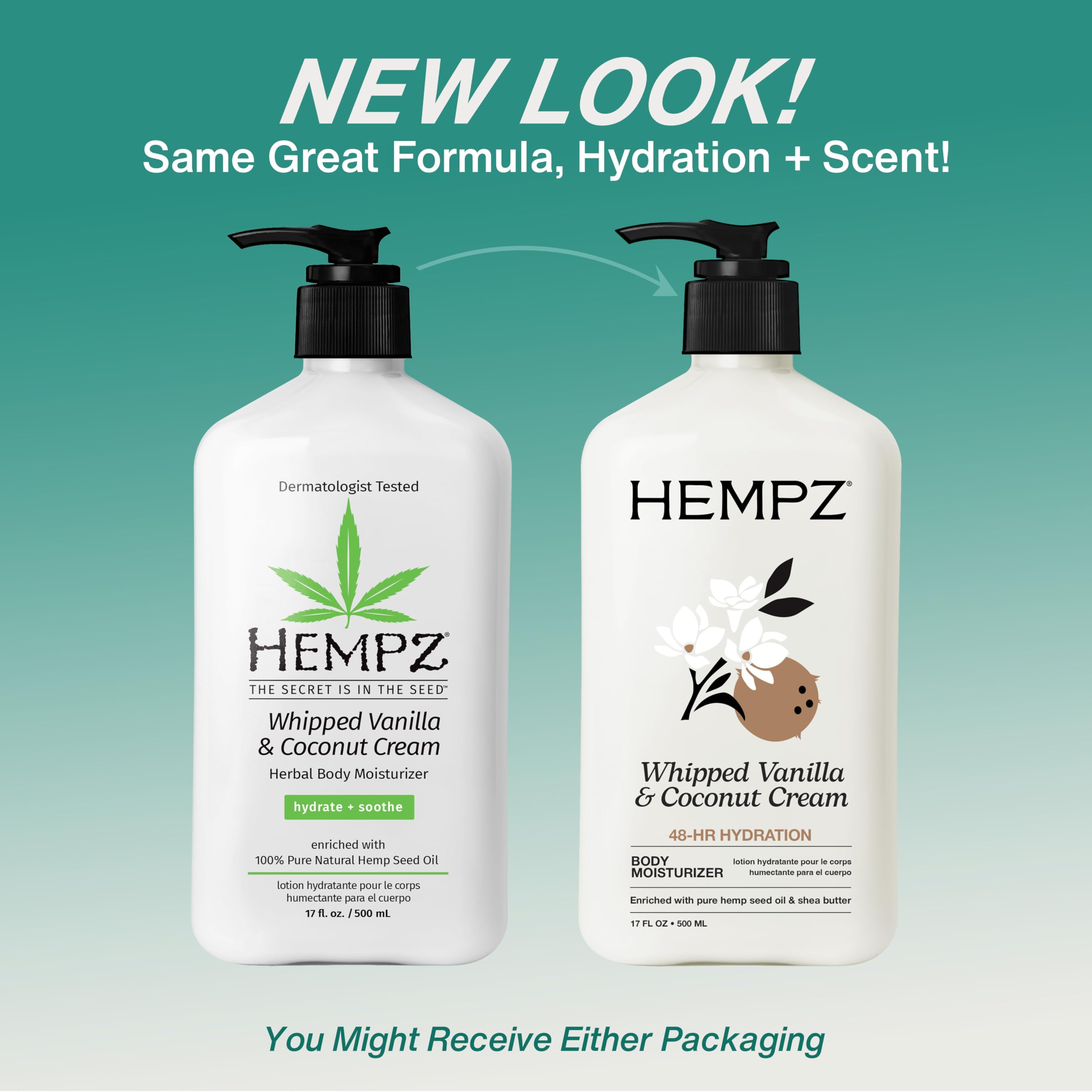 Amazon.com : Hempz Whipped Vanilla & Coconut Cream Body & Hand