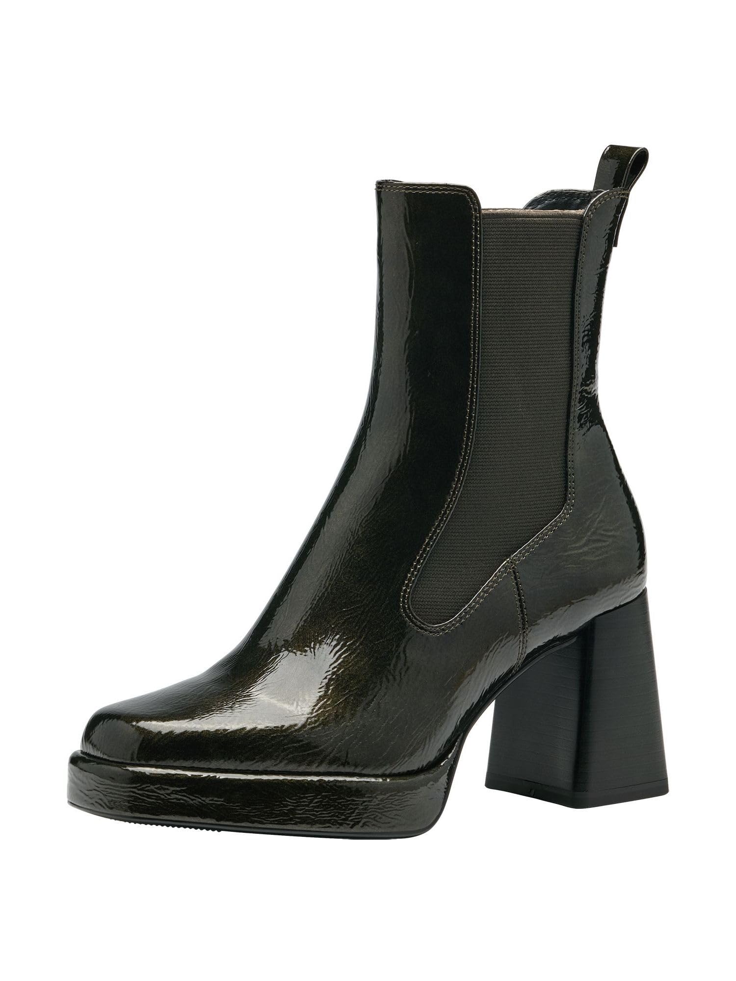 Tamaris Chelsea Boot 1-25002-41 Wide, olive, 39 EU