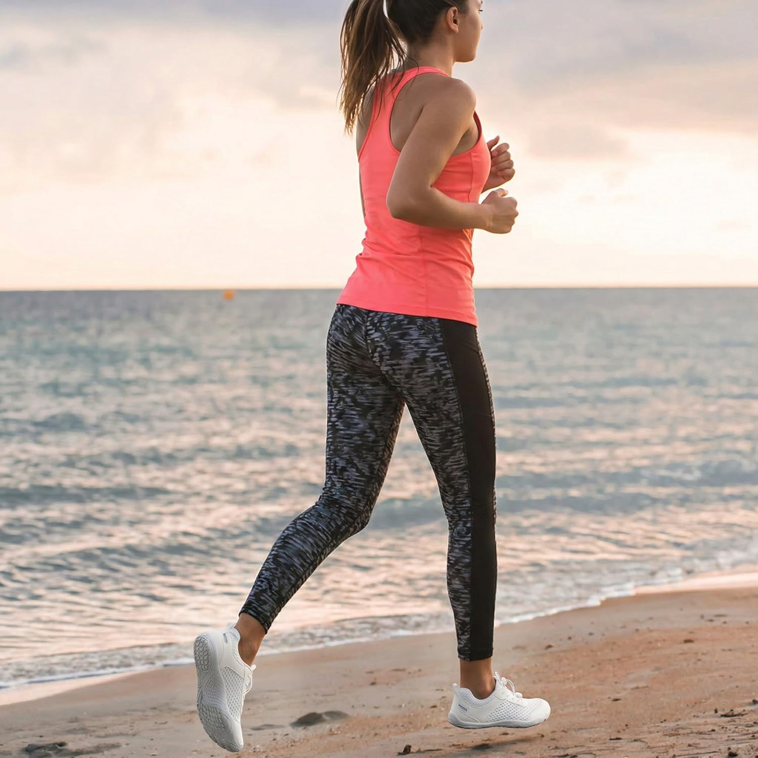 BARERUN Water Shoes Women Men Quick-Dry Wide Toe Athletic Hiking Water Sports Shoes Adjustable Zero Drop Barefoot Shoes for Beach Swim Kayaking Surfing Walking Training - Image 3