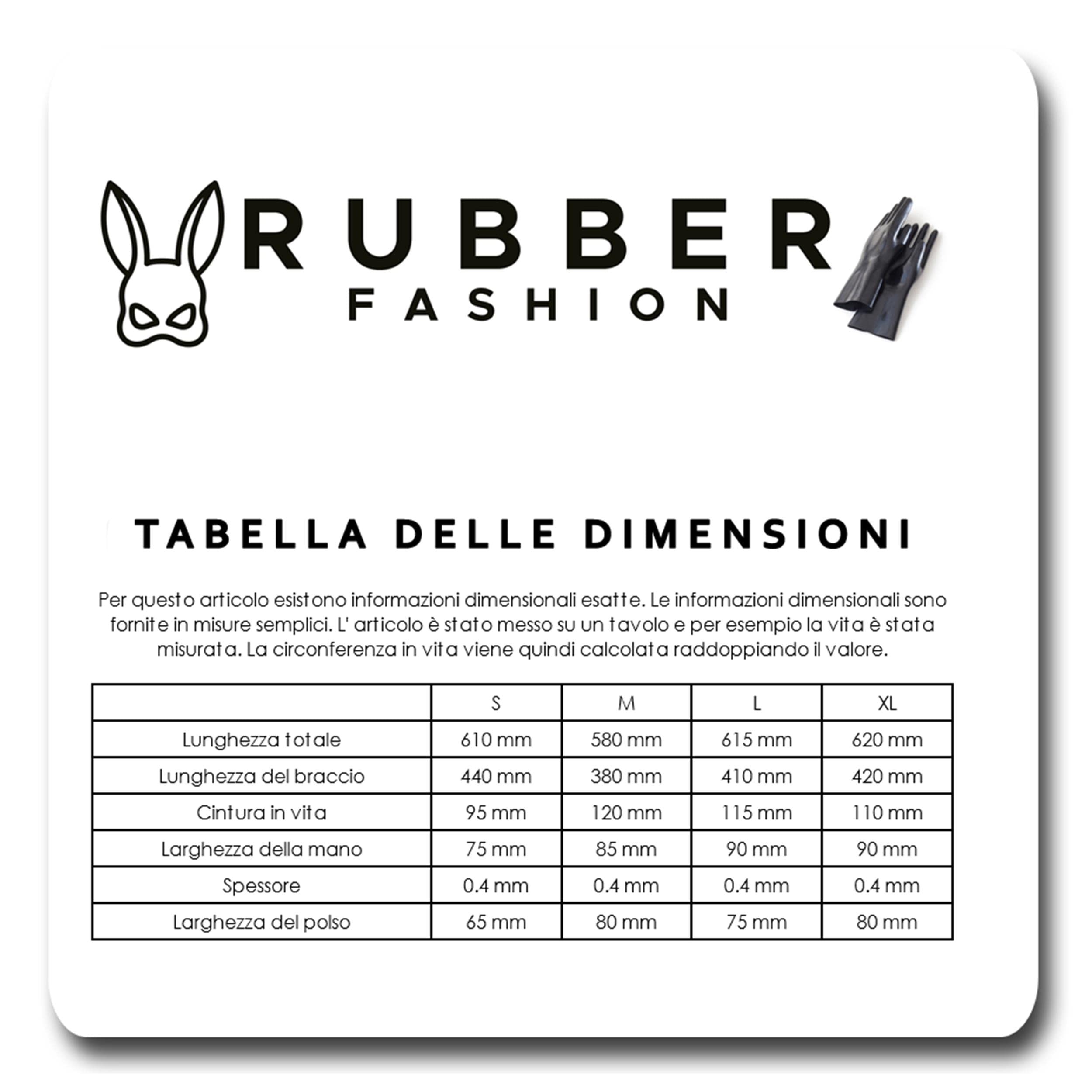 Rubberfashion Guanti in lattice lunghi - Guanti in lattice lunghi fino al gomito per donne e uomini, coppia