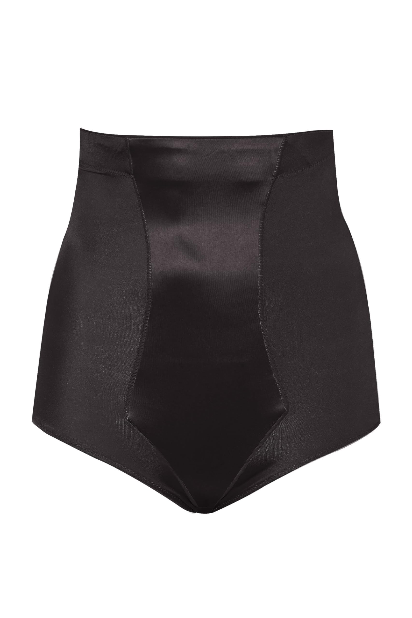 Yours Women's Black Curve Satin Control High Waisted Full Brief - Plus Curve 18-20 Plus