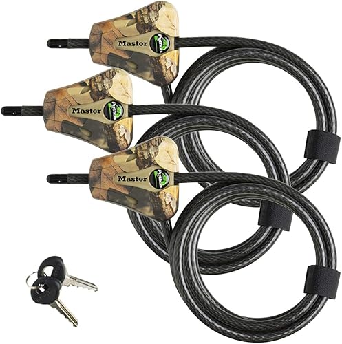 Miniatura 10 de Master Lock Python Trail Camera cable de seguridad camuflado ajustable