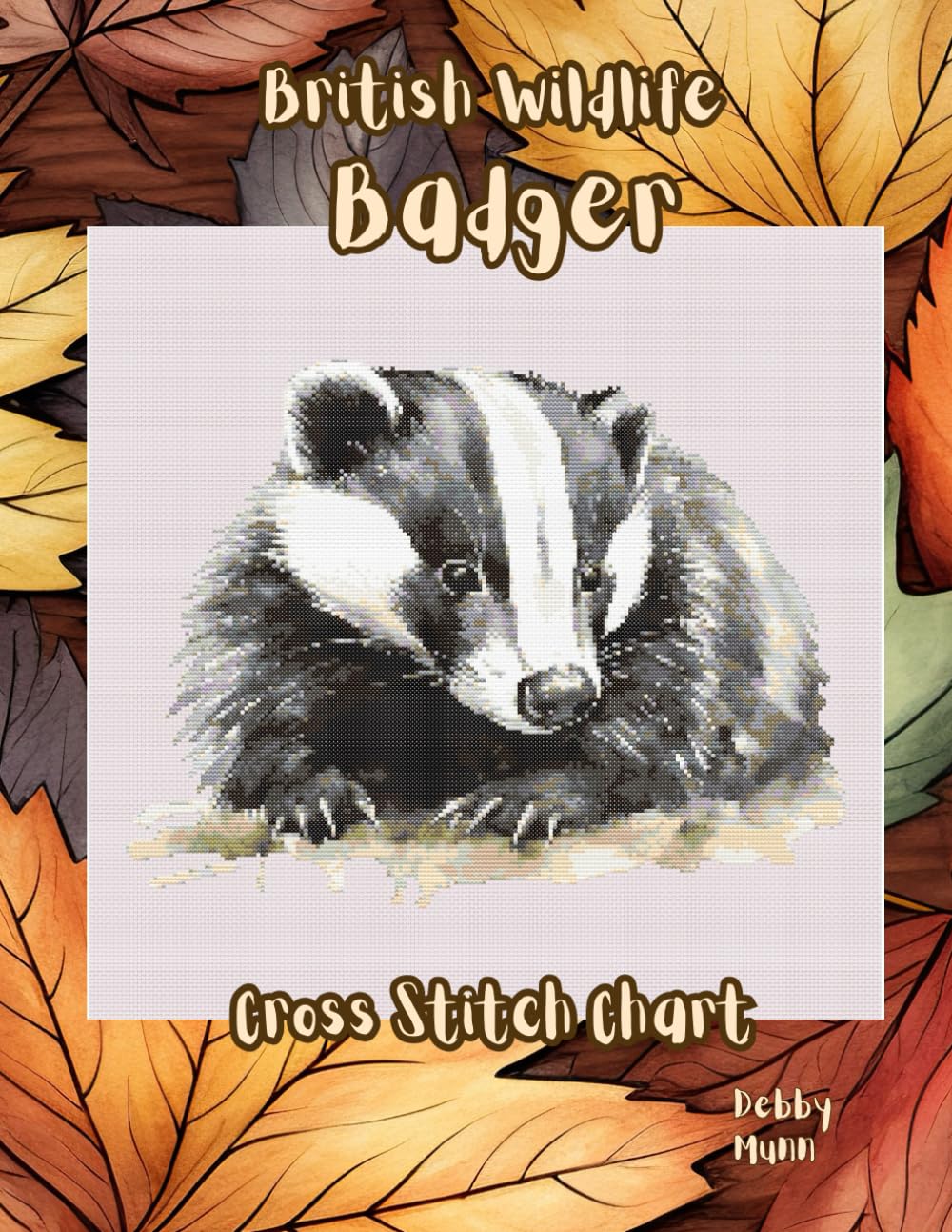 British Wildlife - Badger: Cross StitchChart