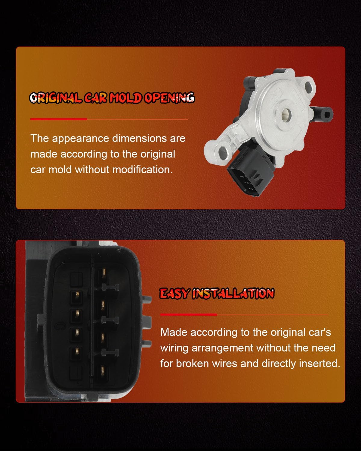CCIYU Neutral Safety Switch 42700-3B700 Backup Switch Transmission Range Sensor Fit 2012-2017 for Hyundai Azera 2014-2015 for Hyundai Elantra GT 2018-2021 for Hyundai Kona