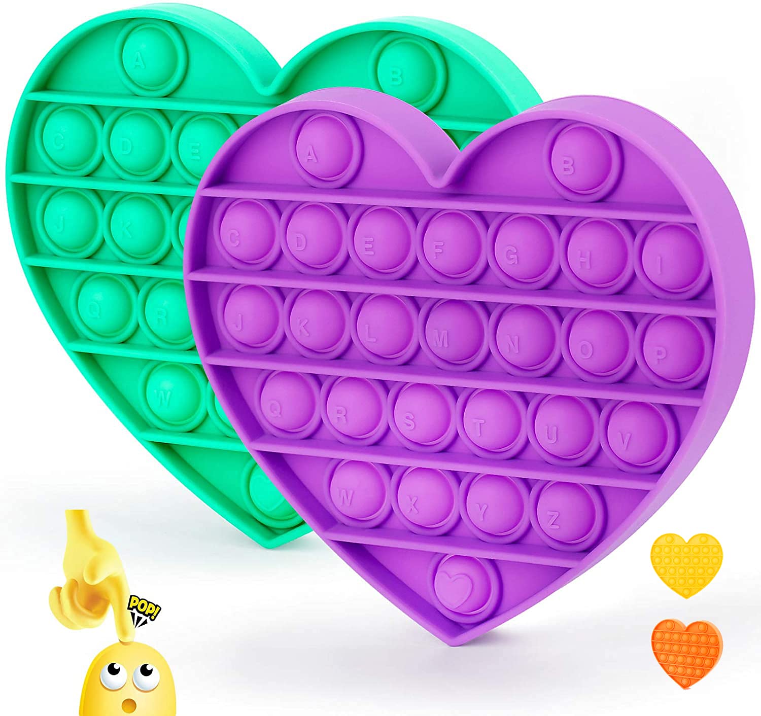 Buy Pop its Fidget Toy Set, Fidget Pack with Pop it, Fidget Popper