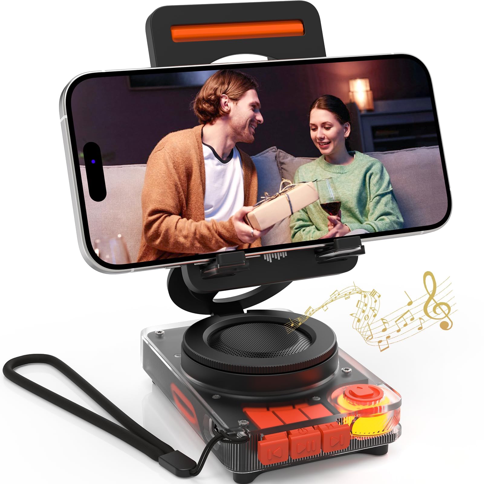 Altoparlante con Caricabatterie Wireless e Luce LED InnovaGoods