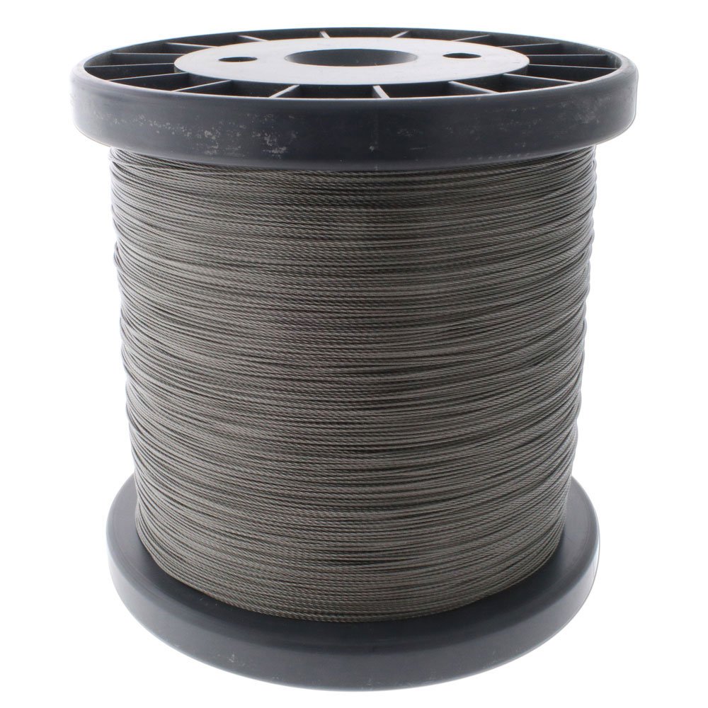 Beadsmith Flex-Rite Beading Wire, 21 Strand .018" Thick, 1000 Meter Bulk Spool, Clear