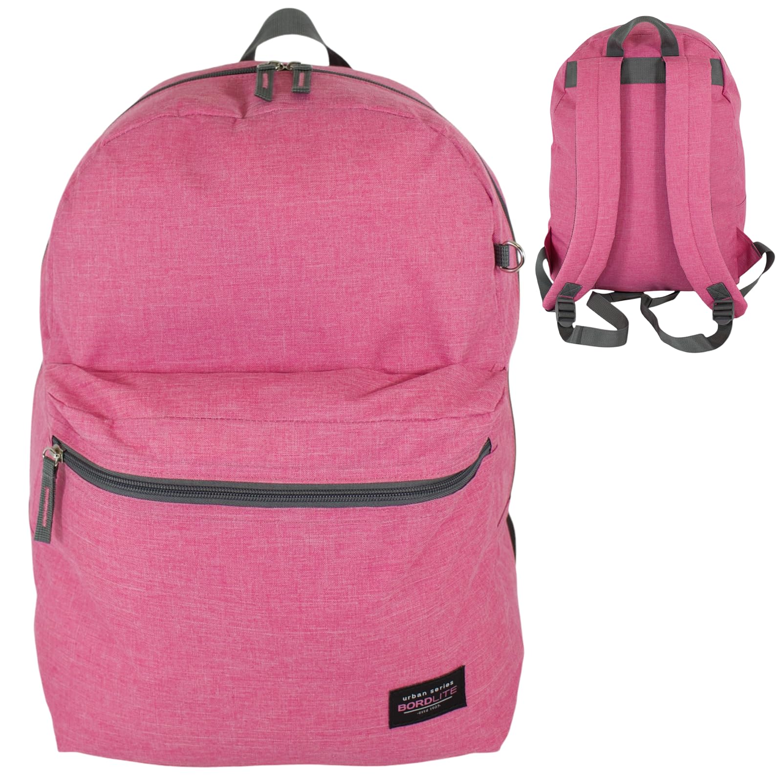 Bordlite 40x30x20cm Underseat Cabin Backpack | Fits Ryanair Free Onboard Bag Allowance | Airline Approved Hand Luggage for EasyJet, Wizz Air, TUI, KLM | Lightweight Travel Daypack - Pink