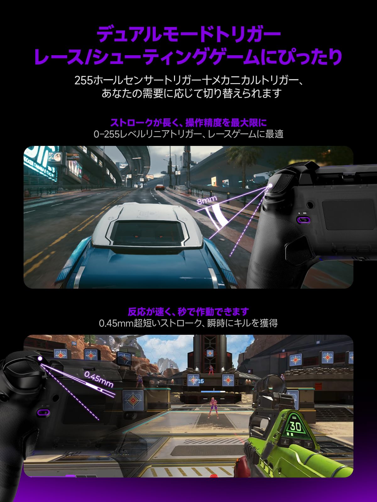 Amazon.co.jp: Leadjoy Saber Plus ゲームコントロー, 2.4G/Bluetooth
