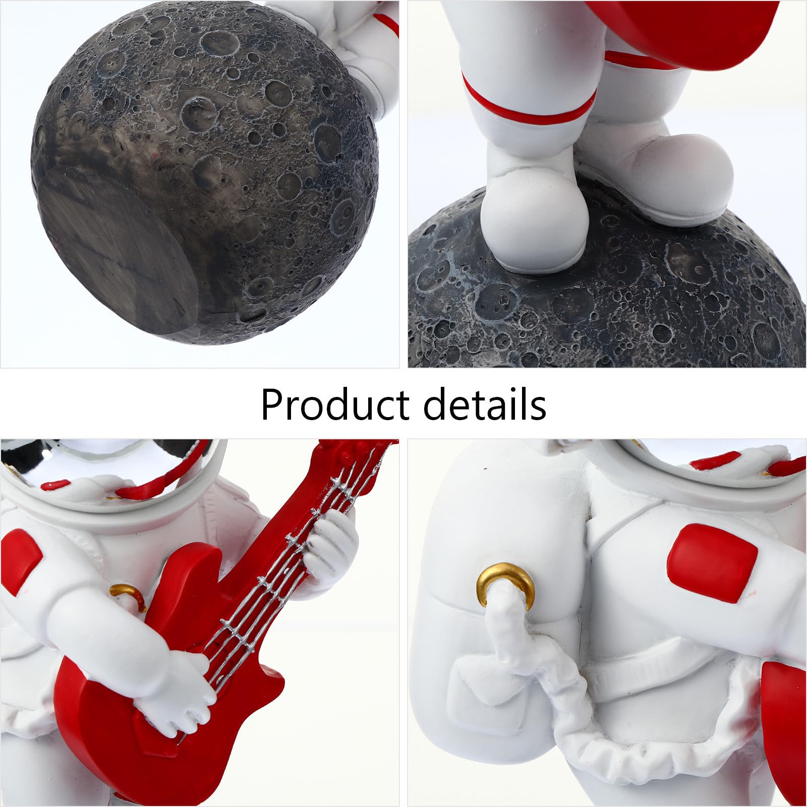 Adorable Astronauta de Resina Decorativa para Mesa, Sala y Escritorio