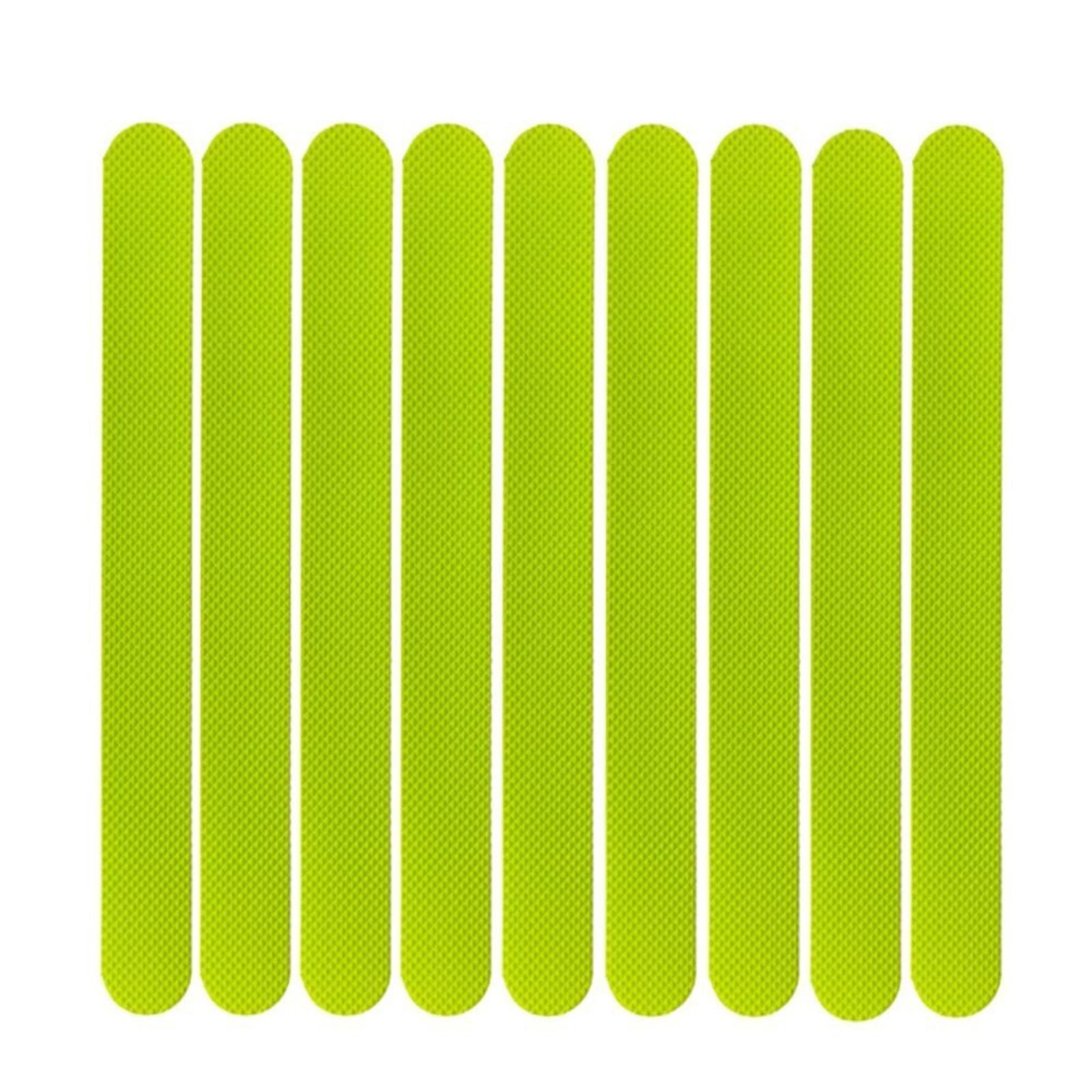 JFNKLFG Non Slip Shower Stickers 6pcs Colorful Anti Slip Strips Non Portable Shower Stickers Bathtubs Showers Stairs Floors Bath(Green)