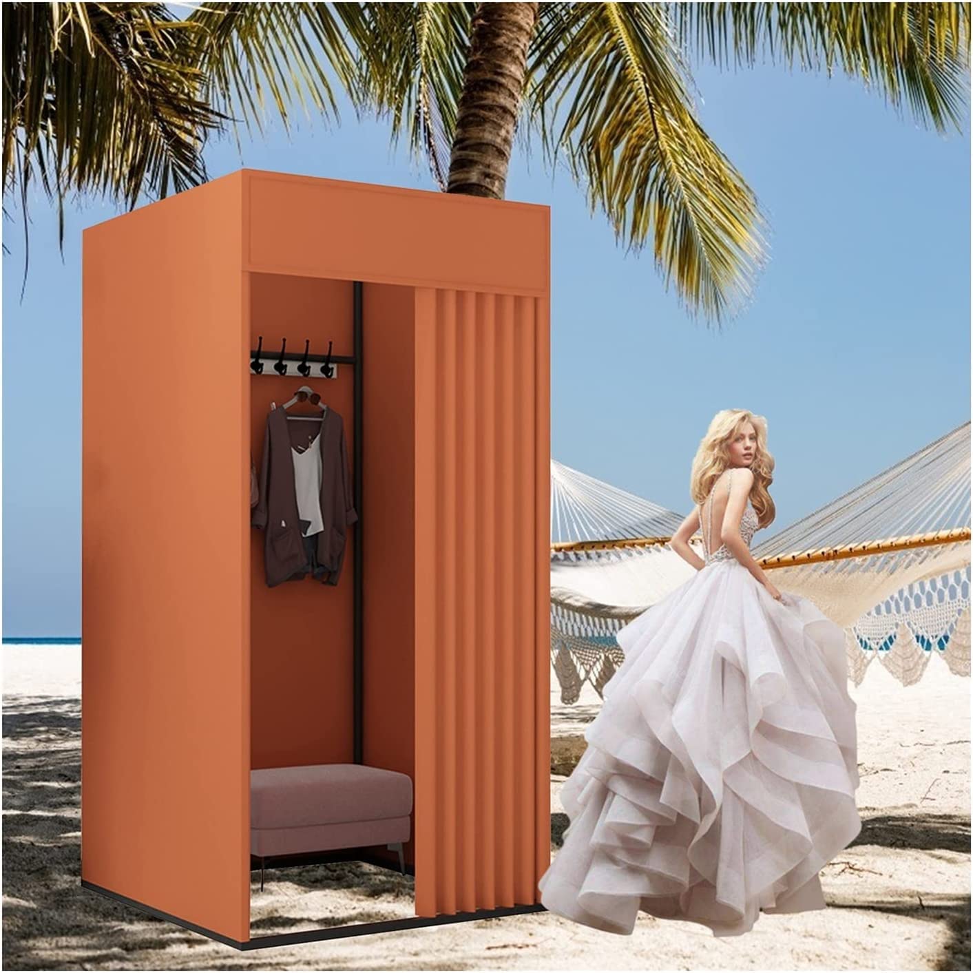 Amazon.com: Fashion Changing Rooms Clothing Store Fitting Room Freestanding Dressing  Room Movable Temporary Locker Room Simple Changing Room for Mall Outdoor  Bedroom Furniture : Baby