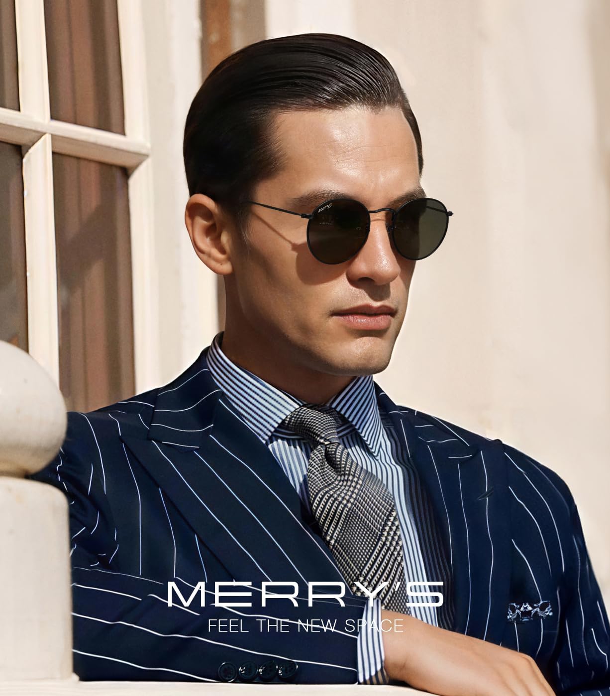 MERRY'S Trendy Round Metal Polarized Sunglasses for Women and Men Retro Classic Vintage Shades S6447 - Image 2