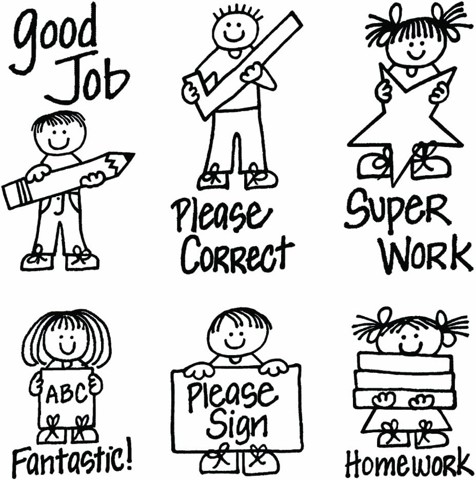 Hero Arts LL504 Wood Sets, Hero Kids for Teachers