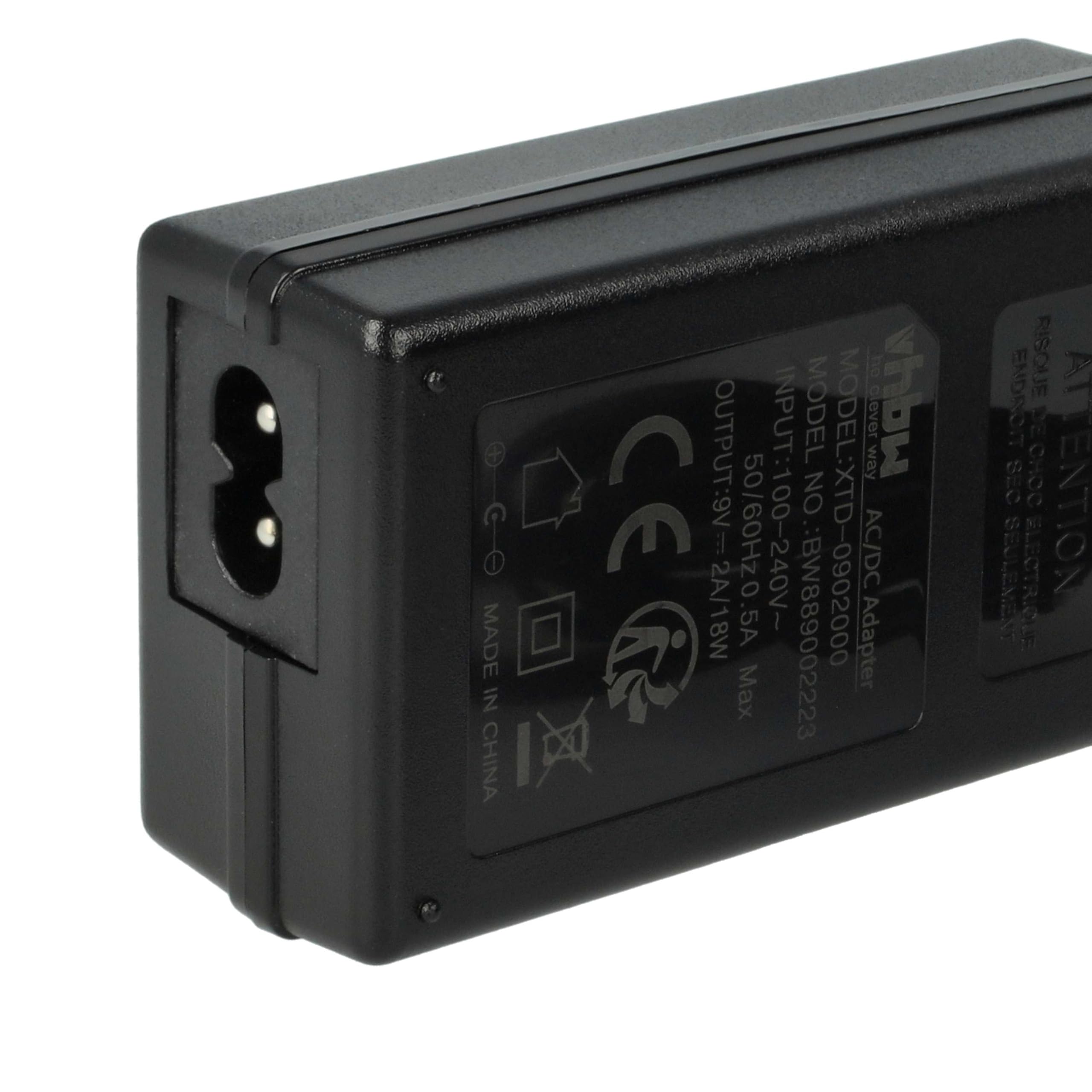 vhbw 1 x zasilacz kompatybilny z Casio CTK-720, CTK-731, CTK-810, CTK-710, CTK-800 - zasilacz AC/DC, 9 V