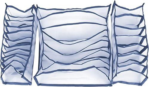 Organizador de ropa interior, organizador plegable de ropa interior para brasieres, divisores de cajones, armario, armario, aparador, cajas de