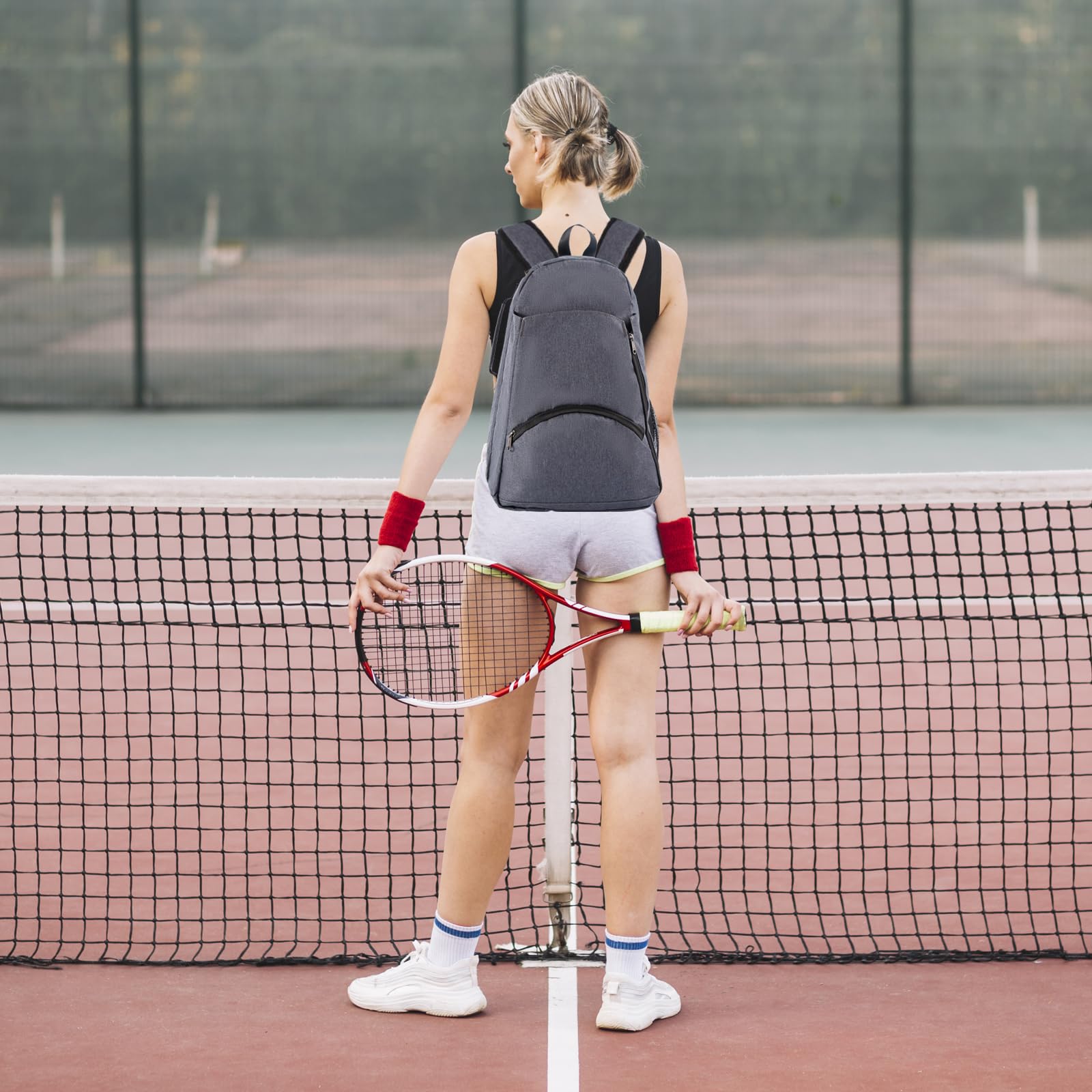 zaino porta racchetta tennis,sacca tennis,zaino da tenniss,borsa da tenni,zainos da tenni unisex per donna,uomo e bambino,Zainone porta racchette per borsa da badminton,Zainone sportivo