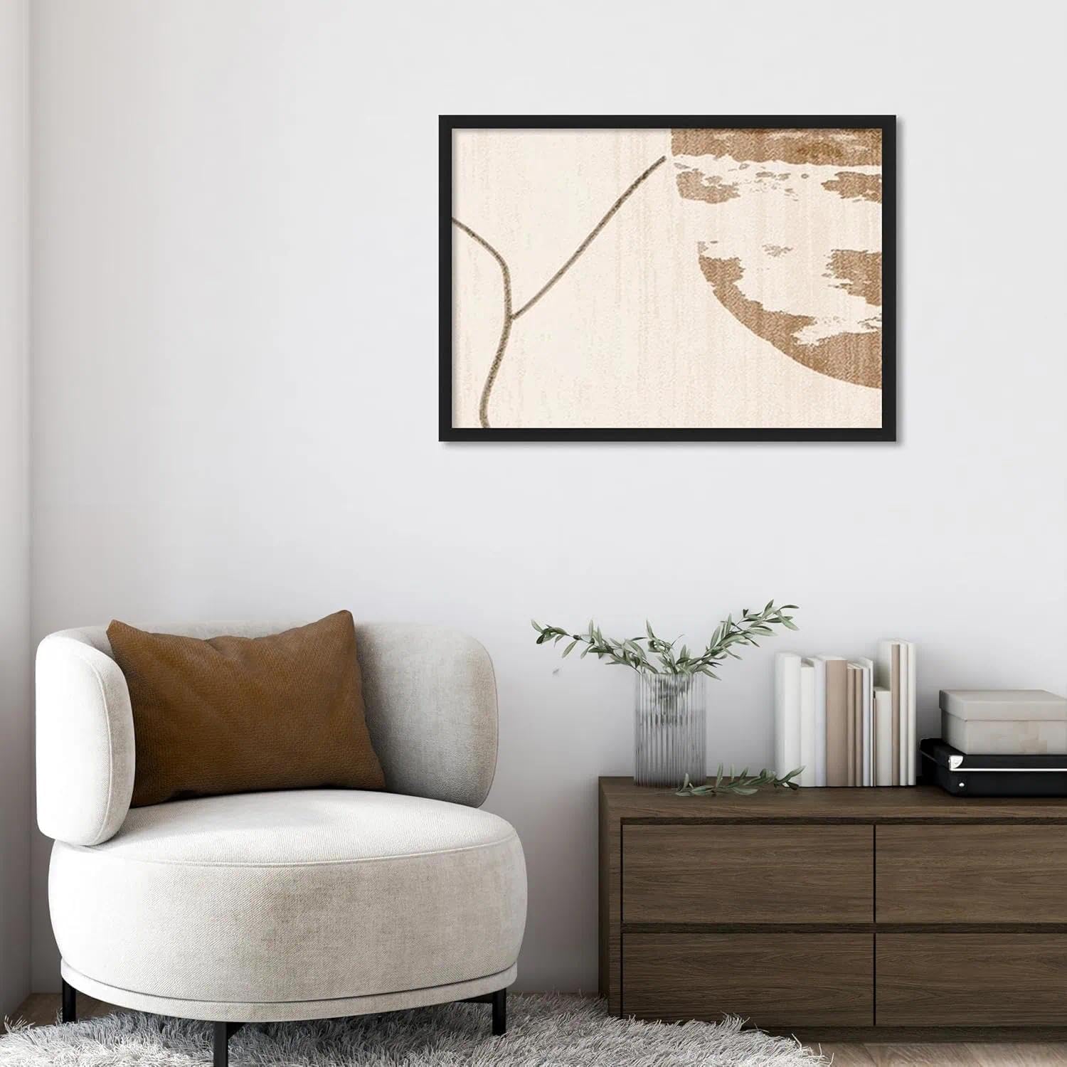 VIOLABBEY Bilderrahmen A2 Schwarz, A2 Foto Rahmen, Picture Frame 42x59.4 cm für horizontale oder vertikale Wandmontage