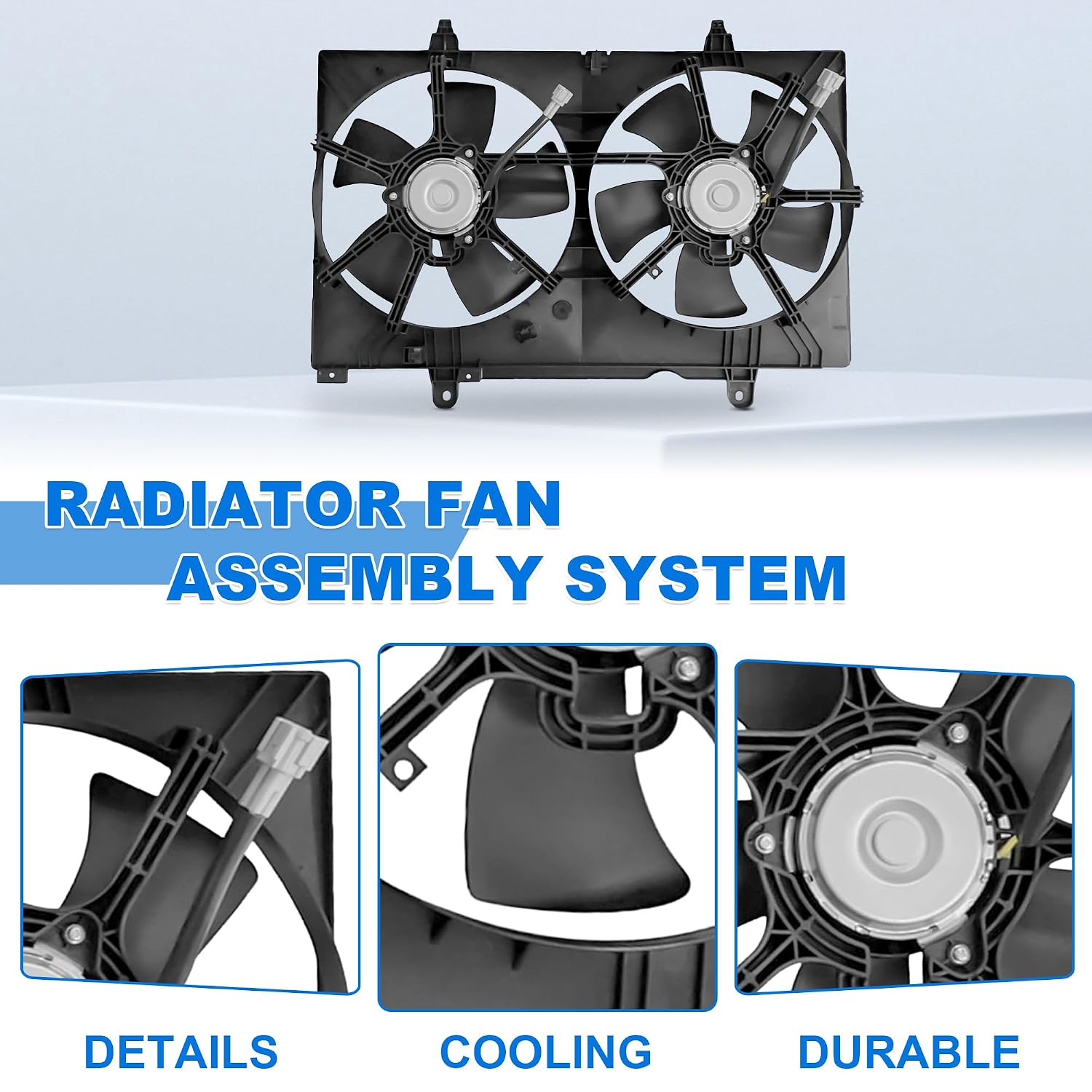Radiator Cooling Fan Assembly for Nissan Murano 2003 2004 2005 2006 2007 NI3115124 21481-CA000 620-412