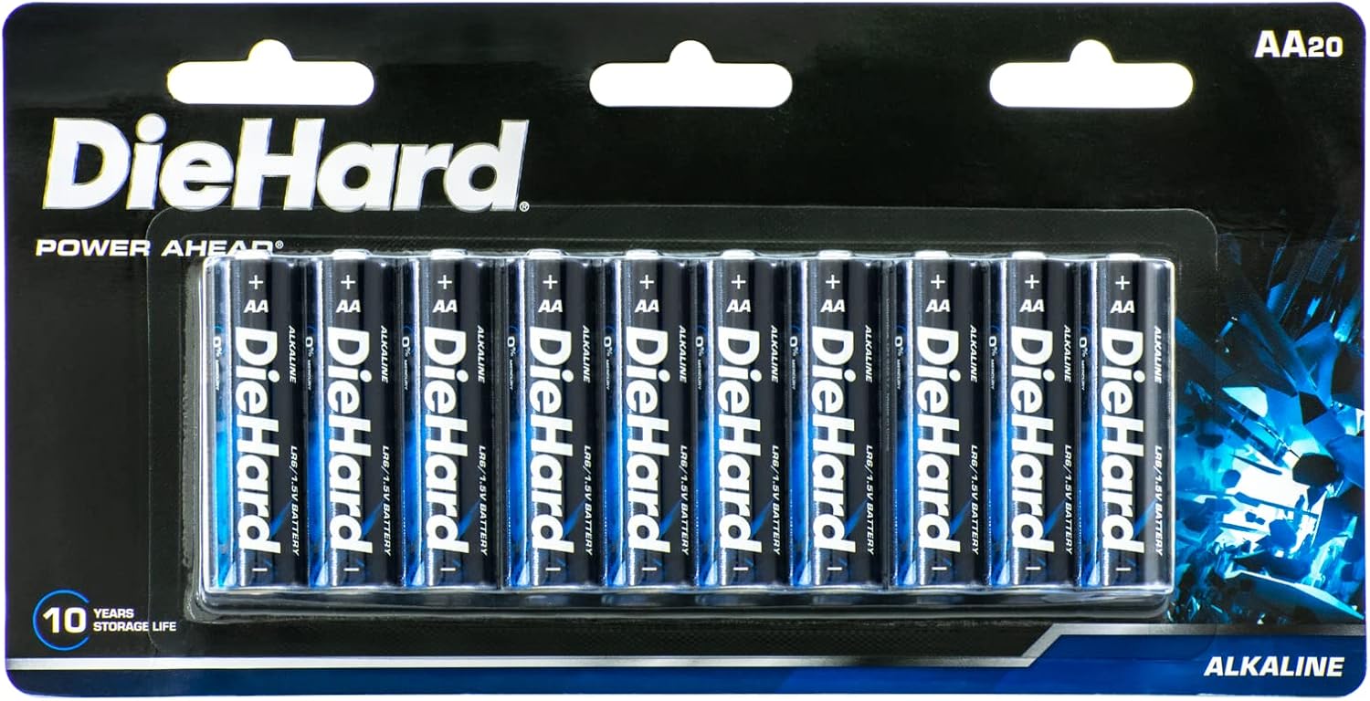 DieHard 20 AA Batteries, 20-Pack