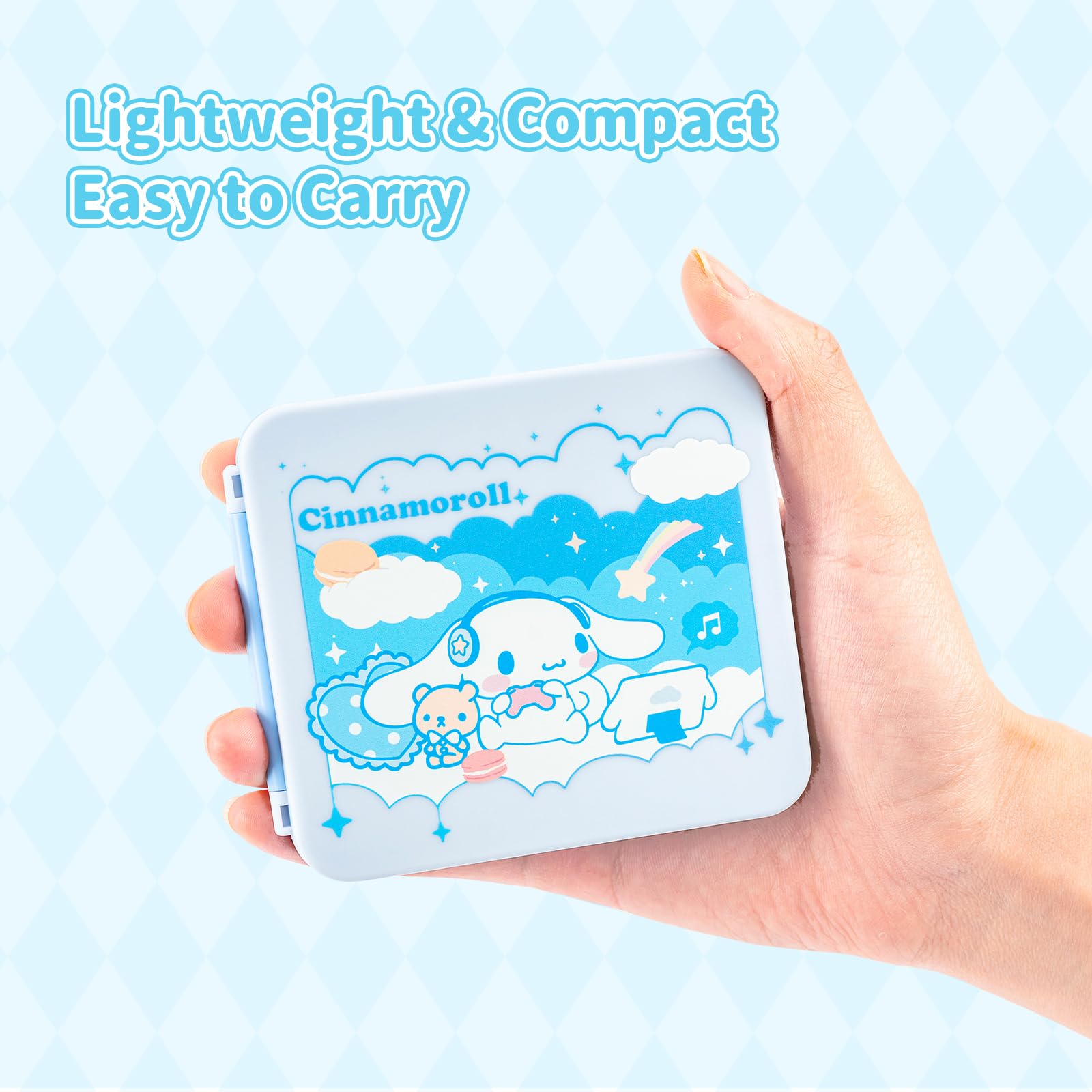 Kuitmor Spielkartenhülle für Switch/OLED/Lite, tragbarer Switch-Spielkartenhalter, Hartschalen-Aufbewahrungshülle mit 12 Steckplätzen für Switch-Spielkarten und TF-Karten