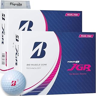 ブリヂストン ツアービー TOUR B JGR 2023 ピンク 2ダースセット 24球 ※オリジナル清掃シートセット