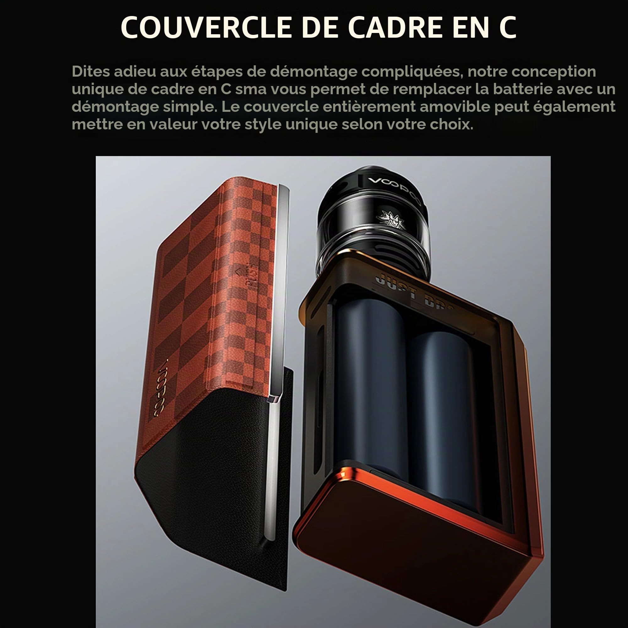 VOOPOO Drag 5 Kit Mod Tank Starter Kit Cigarette électronique - Sans nicotine, Sans Battery