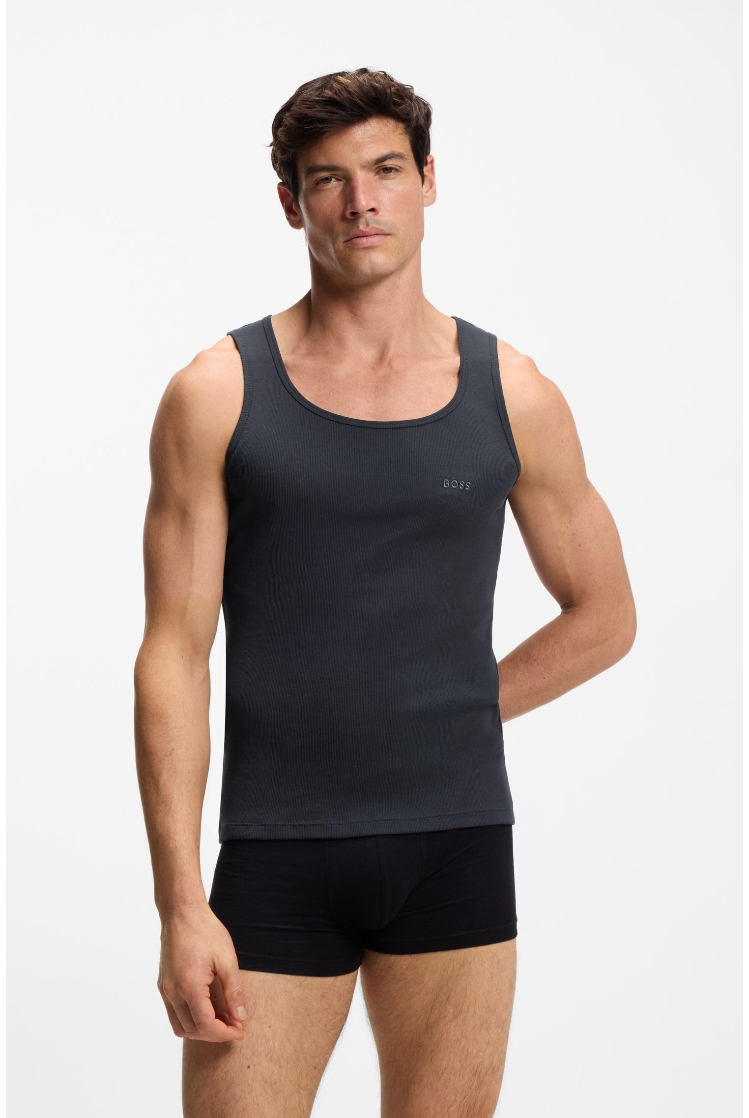 BOSS Gilet da uomo, Open Miscellaneous 971, L