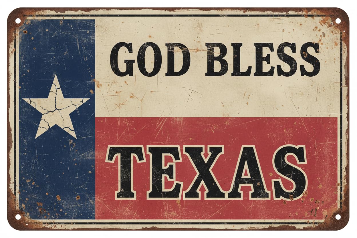 Maternity Photography State Flag Metal Tin Sign Wall Decor Man Cave Bar Lone Star God Bless Texas Vintage Signs Aluminum Plates Printed