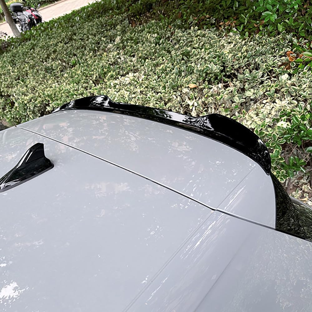 AutoStyle Roof spoiler (Spoiler Cap) compatible with Volkswagen Golf VIII HB 3/5-doors GTi/GTD/GTE/R/R-Line 2020- (ABS Glossy Black)