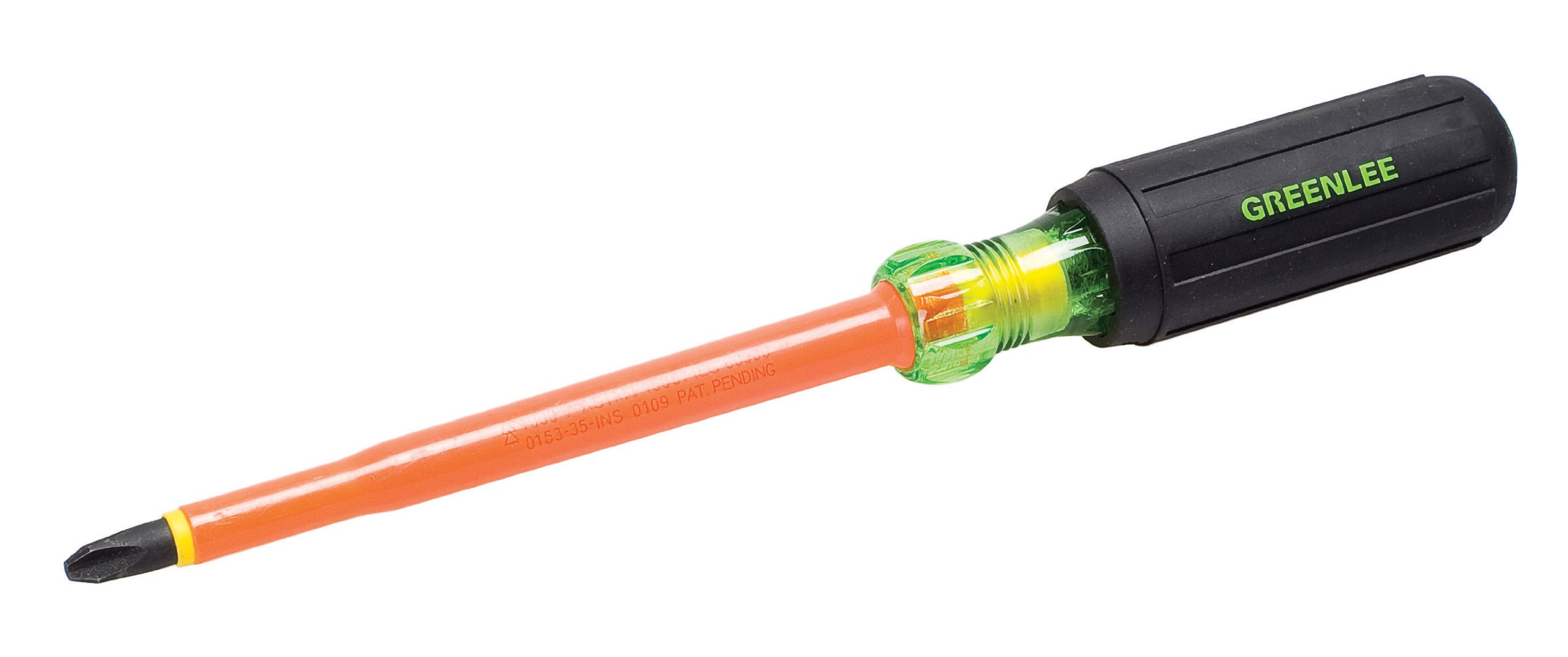 Greenlee 0153-35-INS 3-Inch by 6-Inch Insulated Screwdriver