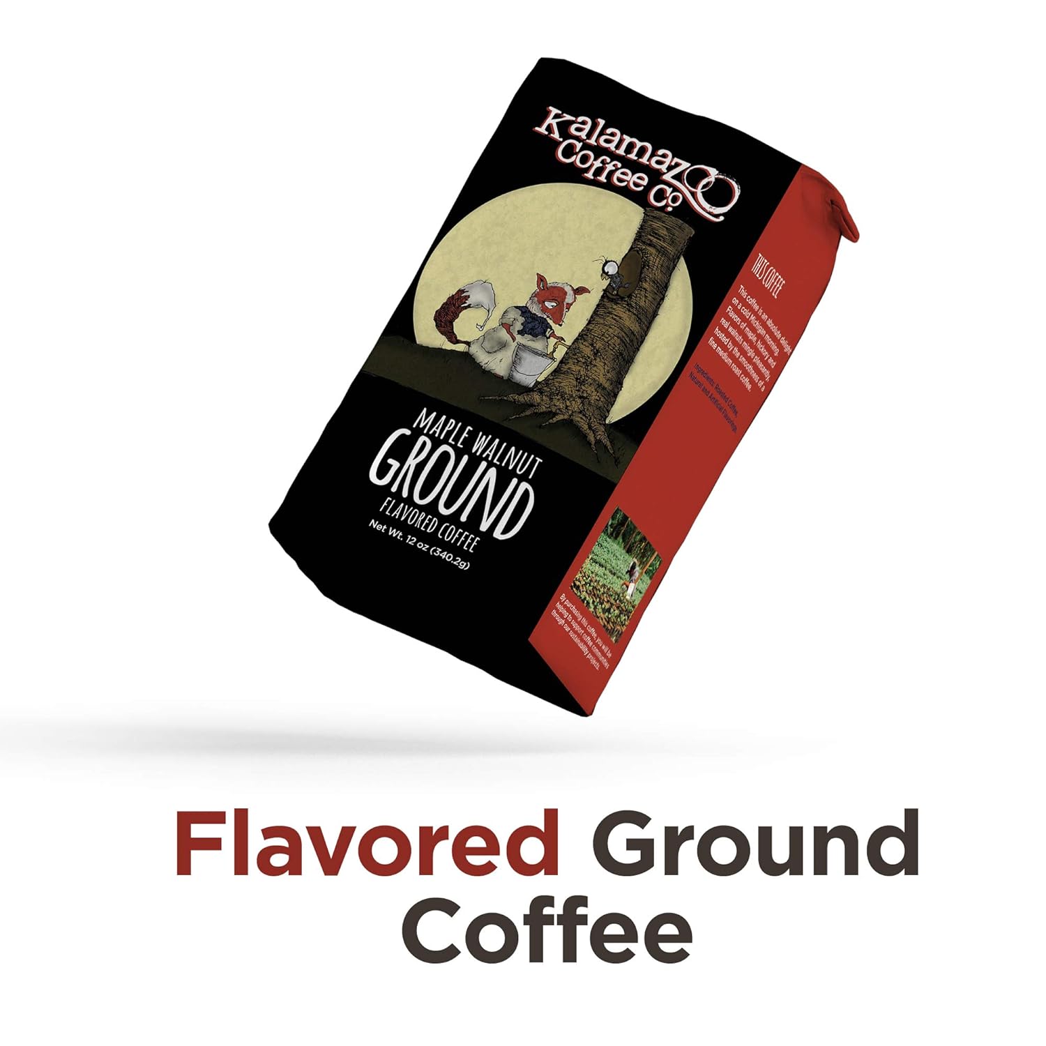 KALAMAZOO COFFEE COMPANY Flavored Ground Coffee Variety Pack - Hazelnut, French Vanilla, & Maple Walnut | 12oz Bag (3 Pack)