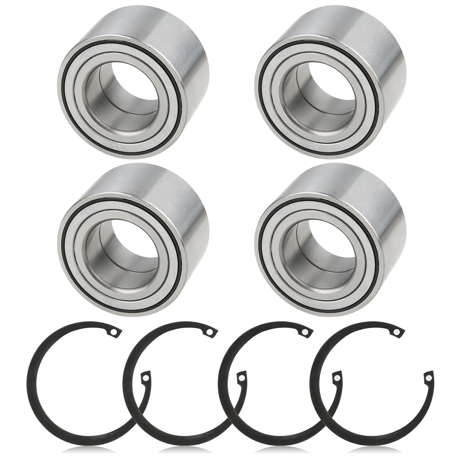 4Pcs Front & Rear Wheel Bearings for Arctic Cat ATV 250 300 350 366 400 425 450 500 650 700 1000 2005-2017 1402-027 1402-809 0423-423