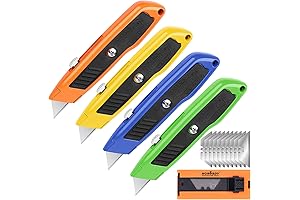 HORUSDY Box Cutter Utility Knife, Your Heavy Duty Aluminum Shell Workhorse