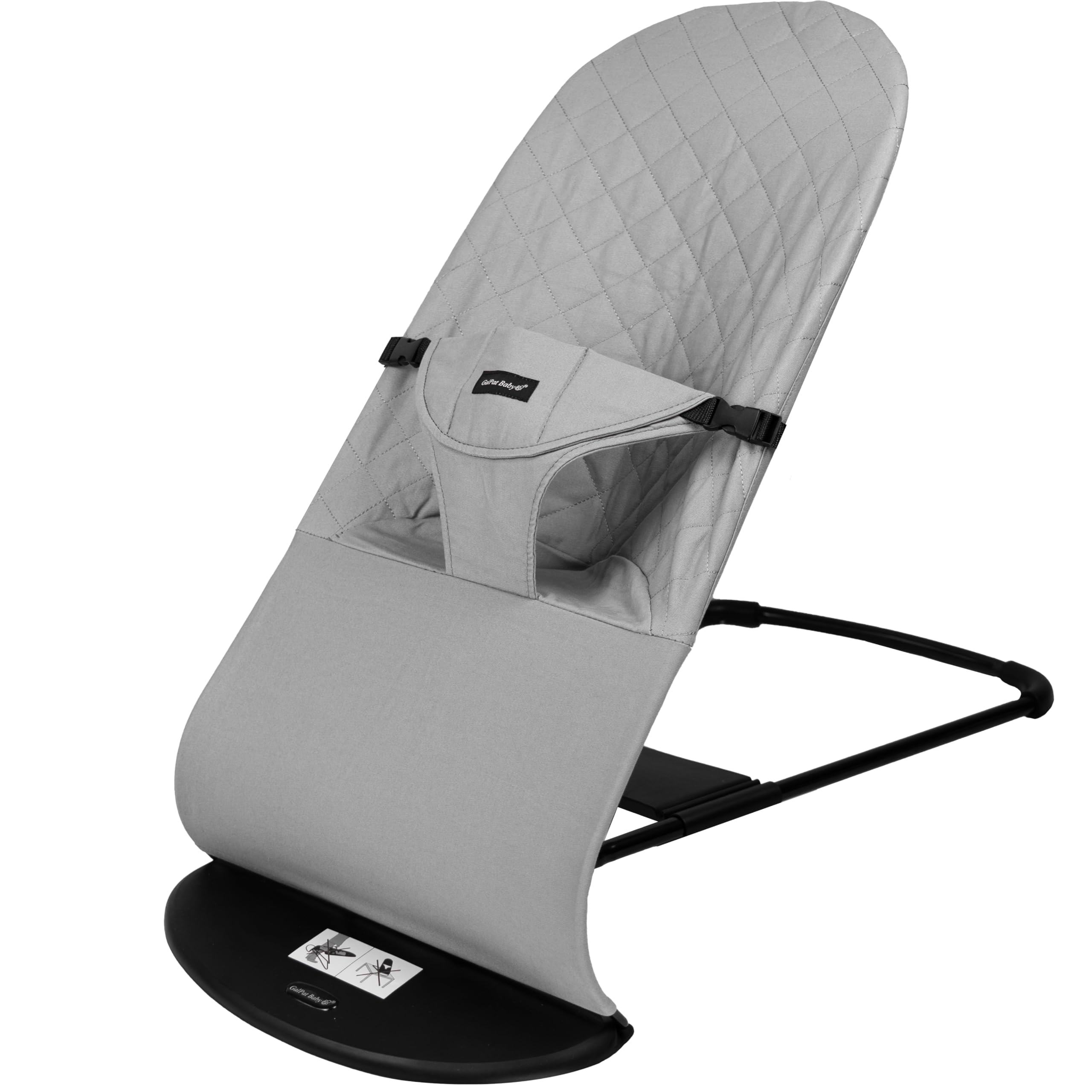 Housse De Hamac Bébé GalPat - Respirante Et Hypoallergénique - Compatible BabyBjörn - Gris