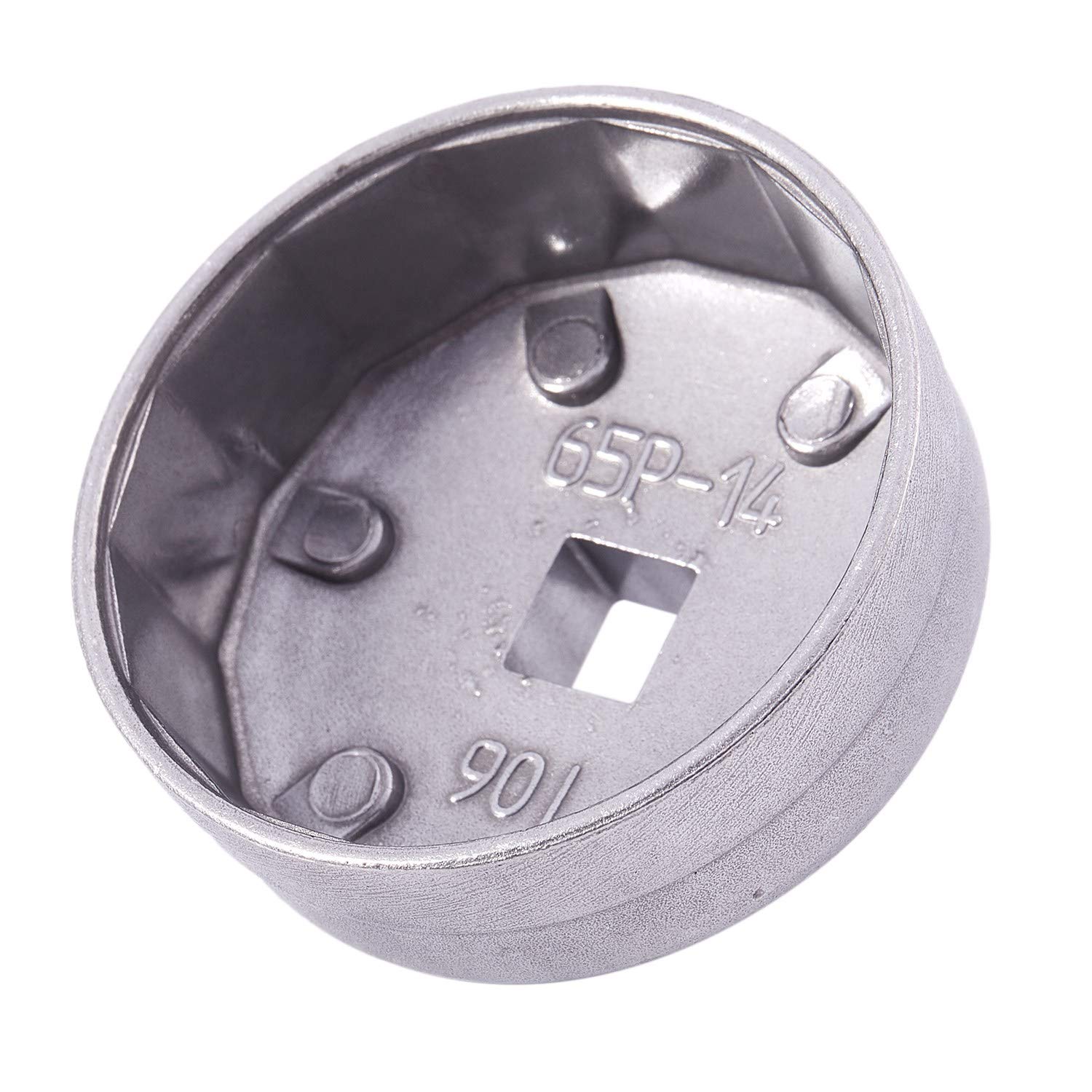 Chiave a bussola per cappuccio filtro olio, 65 mm, 14 denti
